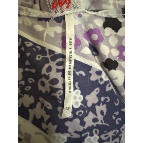 Free People Womens Sz S Fit and Flare Flirty Floral Knit Tank Dress - Picture 6 of 7